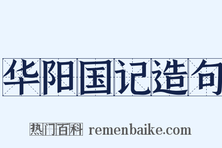 华阳国记造句是什么意思的图片